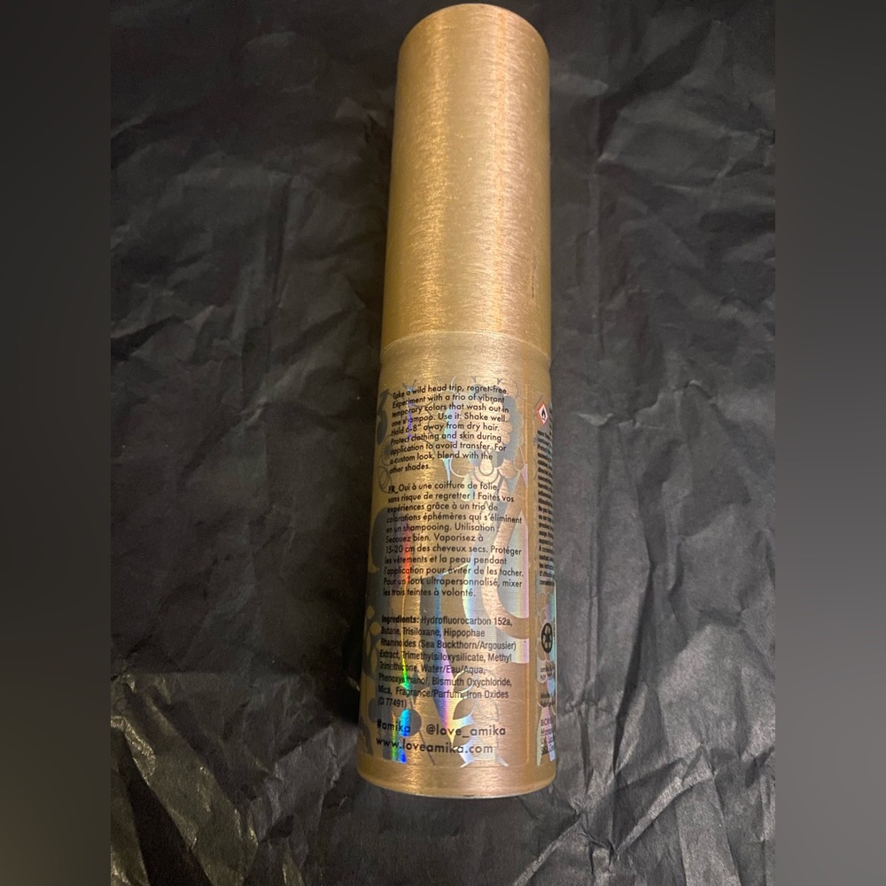Amika Roseglow Radiant Pinky-Gold Temporary Colour Spray (Brand New) - Picture 3 of 4